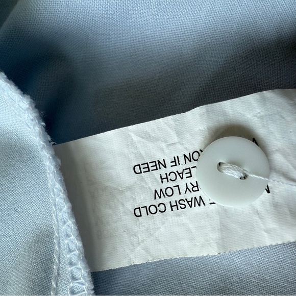 Sweet Dreams Smocked Girls Blue Embroidered Dress Candy Canes Holiday Size 18M - Picture 5 of 6